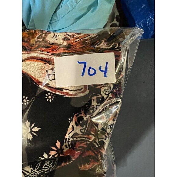 Maurices XL Black & Red Paisley Print Spaghetti Strap Jumpsuit romper - Picture 12 of 12